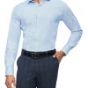 Van Heusen Black Label Tailored Diamond Print Shirt In Blue 1 Van Heusen Black Label Tailored Diamond Print Shirt In Blue -Cambridge Clothing shop 929029600 1 720x928