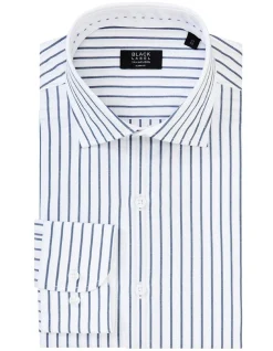 Van Heusen Black Label Slim Long Sleeve Candy Stripe Shirt In Indigo Blue 8 Van Heusen Black Label Slim Long Sleeve Candy Stripe Shirt In Indigo Blue -Cambridge Clothing shop 929030140 3 720x928