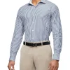Van Heusen Black Label Tailored Long Sleeve Candy Stripe Shirt In Blue -Cambridge Clothing shop 929030500 1 720x928