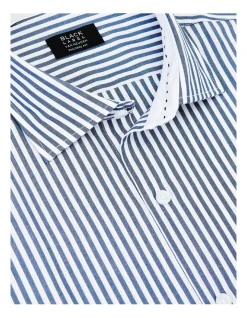 Van Heusen Black Label Tailored Long Sleeve Candy Stripe Shirt In Blue 9 Van Heusen Black Label Tailored Long Sleeve Candy Stripe Shirt In Blue -Cambridge Clothing shop 929030500 4 720x928