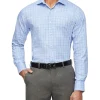 Van Heusen Black Label Tailored Long Sleeve 2 Colour Houndstooth Check Shirt In Blue 1 Van Heusen Black Label Tailored Long Sleeve 2 Colour Houndstooth Check Shirt In Blue -Cambridge Clothing shop 929030590 1 720x928