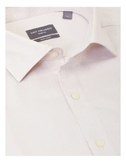 Van Heusen Slim Long Sleeve Herringbone Shirt In Tan 8 Van Heusen Slim Long Sleeve Herringbone Shirt In Tan -Cambridge Clothing shop 929786950 3 720x928