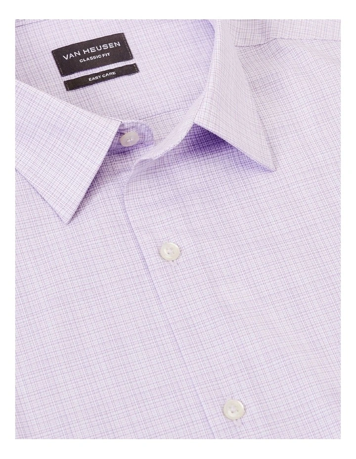 Van Heusen Classic Long Sleeve Multi Check Shirt In Light Purple 5 Van Heusen Classic Long Sleeve Multi Check Shirt In Light Purple - Image 3