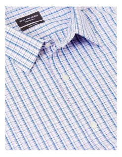 Van Heusen Classic Long Sleeve 2 Colour Mid Check Shirt In Pink/Blue 8 Van Heusen Classic Long Sleeve 2 Colour Mid Check Shirt In Pink/Blue -Cambridge Clothing shop 929789290 3 720x928