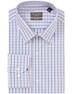 Van Heusen Classic Long Sleeve 2 Colour Mid Check Shirt In Pink/Blue 9 Van Heusen Classic Long Sleeve 2 Colour Mid Check Shirt In Pink/Blue -Cambridge Clothing shop 929789290 4 720x928
