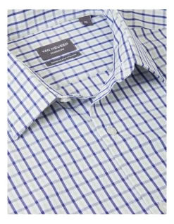 Van Heusen Classic Long Sleeve 2 Colour Mid Check Shirt In Navy/Green 9 Van Heusen Classic Long Sleeve 2 Colour Mid Check Shirt In Navy/Green -Cambridge Clothing shop 929789560 4 720x928