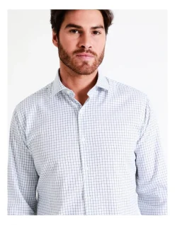 Van Heusen Tailored Long Sleeve 2 Colour Mid Check Shirt In Blue 9 Van Heusen Tailored Long Sleeve 2 Colour Mid Check Shirt In Blue -Cambridge Clothing shop 929790100 3 2 720x928