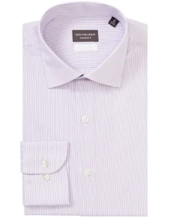 Van Heusen Tailored Long Sleeve Mini Stripe Shirt In Purple 8 Van Heusen Tailored Long Sleeve Mini Stripe Shirt In Purple -Cambridge Clothing shop 929790280 3 720x928