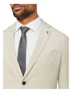 Van Heusen Slim Plain Linen Suit Jacket In Ecru 10 Van Heusen Slim Plain Linen Suit Jacket In Ecru -Cambridge Clothing shop 929808550 3 720x928
