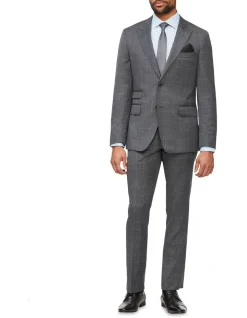 Van Heusen Black Label Tailored Window Pane Suit Jacket In Charcoal 9 Van Heusen Black Label Tailored Window Pane Suit Jacket In Charcoal -Cambridge Clothing shop 930295000 3 1 720x928