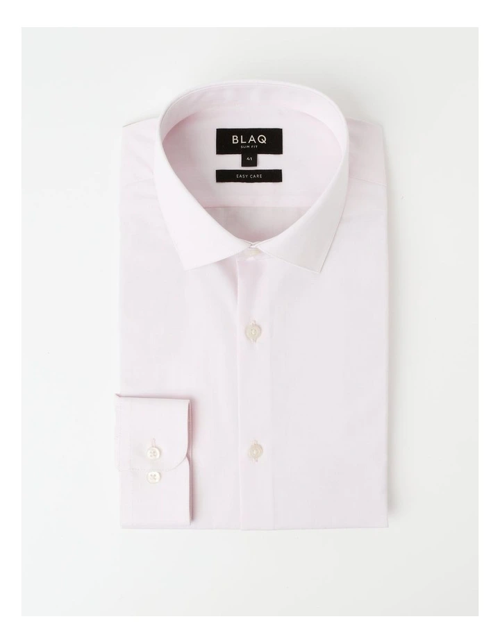 Blaq Slim Long Sleeve Houndstooth Shirt In Pink 8 Blaq Slim Long Sleeve Houndstooth Shirt In Pink - Image 6