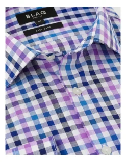 Blaq Slim Long Sleeve 3 Colour Check Shirt In Purple 15 Blaq Slim Long Sleeve 3 Colour Check Shirt In Purple -Cambridge Clothing shop 930648520 7 720x928