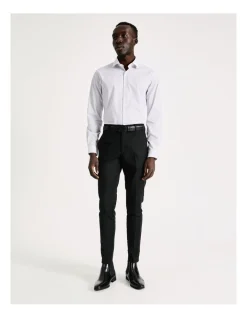 Blaq Tailored Long Sleeve 2 Colour Circle Print Shirt In Red 11 Blaq Tailored Long Sleeve 2 Colour Circle Print Shirt In Red -Cambridge Clothing shop 930649060 3 720x928