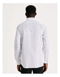 Blaq Tailored Long Sleeve 2 Colour Circle Print Shirt In Red 13 Blaq Tailored Long Sleeve 2 Colour Circle Print Shirt In Red -Cambridge Clothing shop 930649060 5 720x928