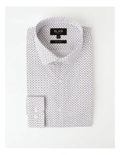 Blaq Tailored Long Sleeve 2 Colour Circle Print Shirt In Red 14 Blaq Tailored Long Sleeve 2 Colour Circle Print Shirt In Red -Cambridge Clothing shop 930649060 6 720x928