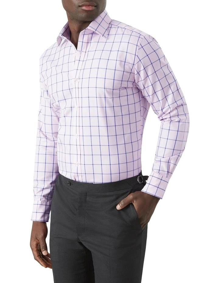 MJ Bale Hadden Shirt In Pink Navy 3 MJ Bale Hadden Shirt In Pink Navy