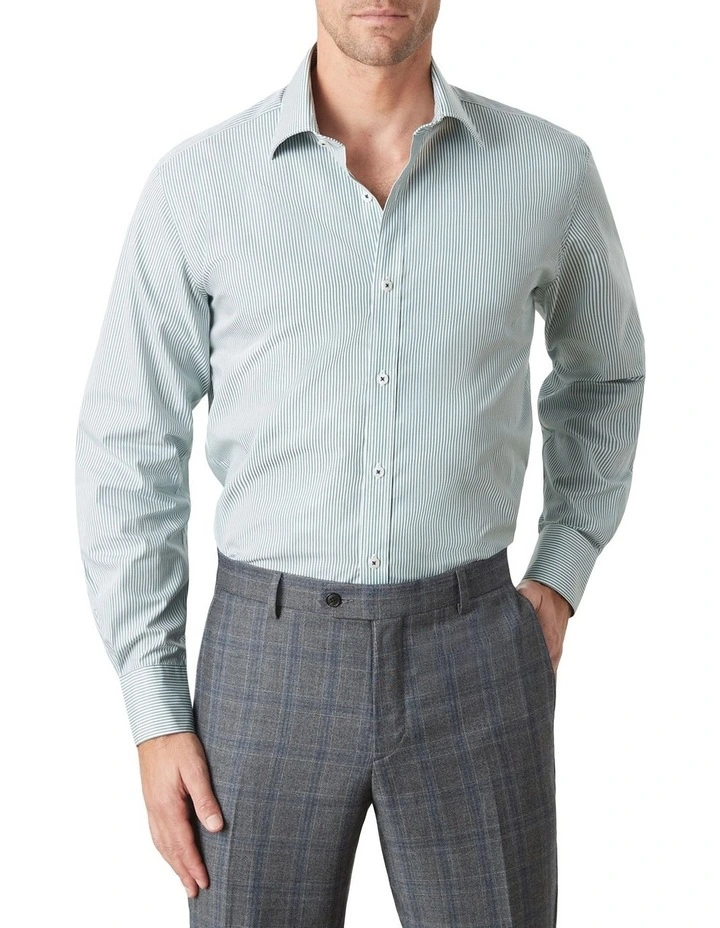 MJ Bale Bates Shirt In Dark Sage 4 MJ Bale Bates Shirt In Dark Sage - Image 2