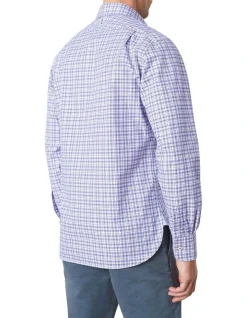 MJ Bale Cohen Check Shirt In Pink Cerelean -Cambridge Clothing shop 932932090 932921200 4 720x928