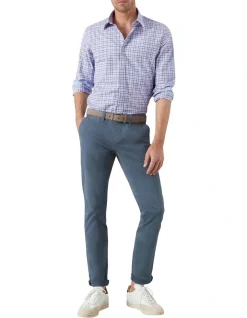 MJ Bale Cohen Check Shirt In Pink Cerelean -Cambridge Clothing shop 932932090 932921200 5 720x928