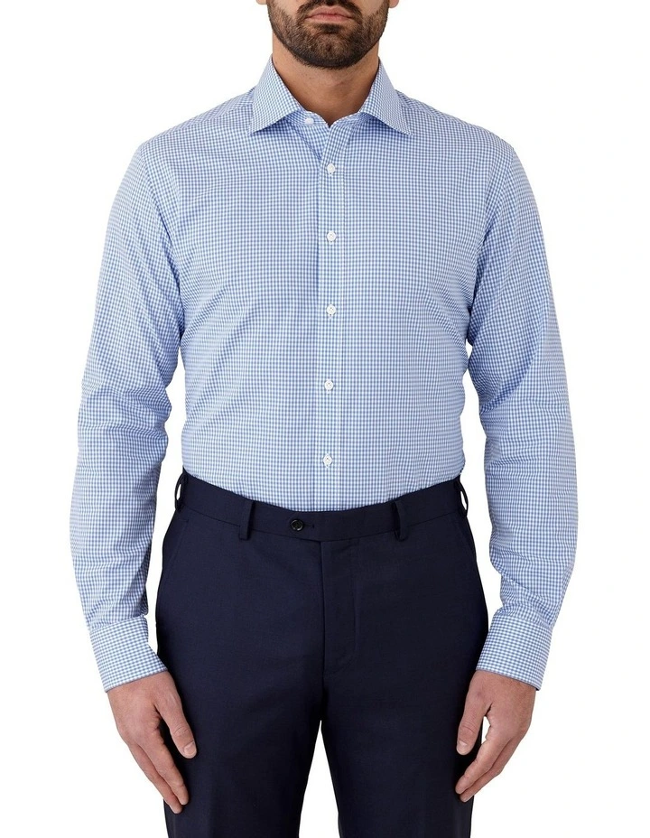 Cambridge Bentleigh Modern Fit Shirt In Blue 3 Cambridge Bentleigh Modern Fit Shirt In Blue