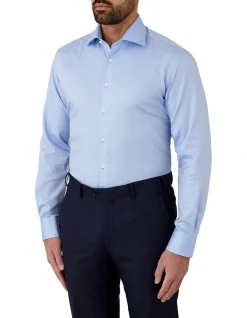 Cambridge Bentleigh Modern Fit Shirt In Blue 8 Cambridge Bentleigh Modern Fit Shirt In Blue -Cambridge Clothing shop 934342660 934338880 3 720x928