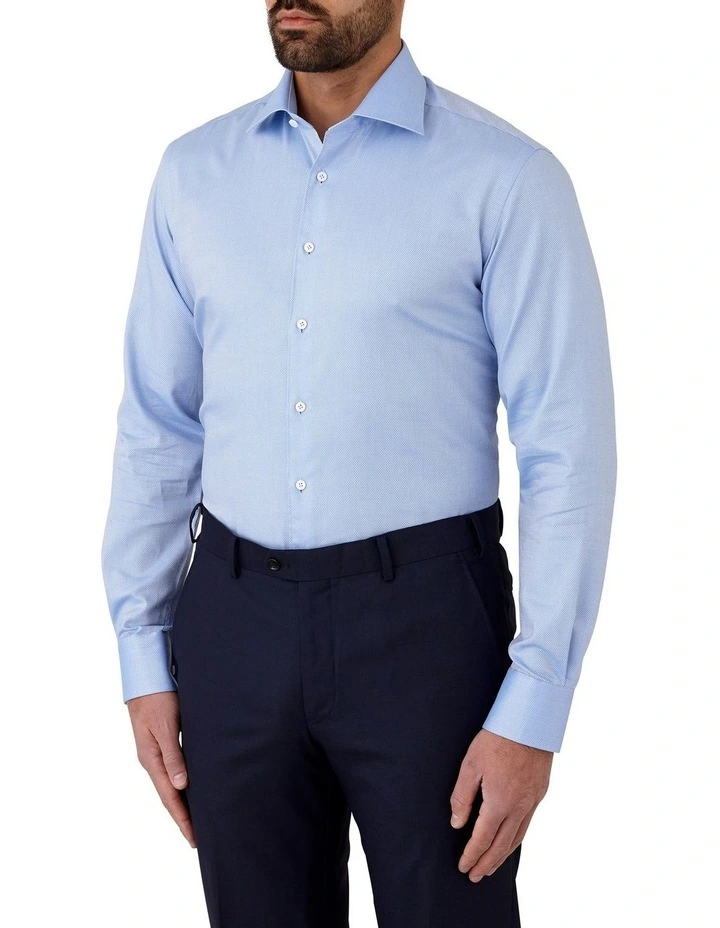 Cambridge Bentleigh Modern Fit Shirt In Blue 5 Cambridge Bentleigh Modern Fit Shirt In Blue - Image 3