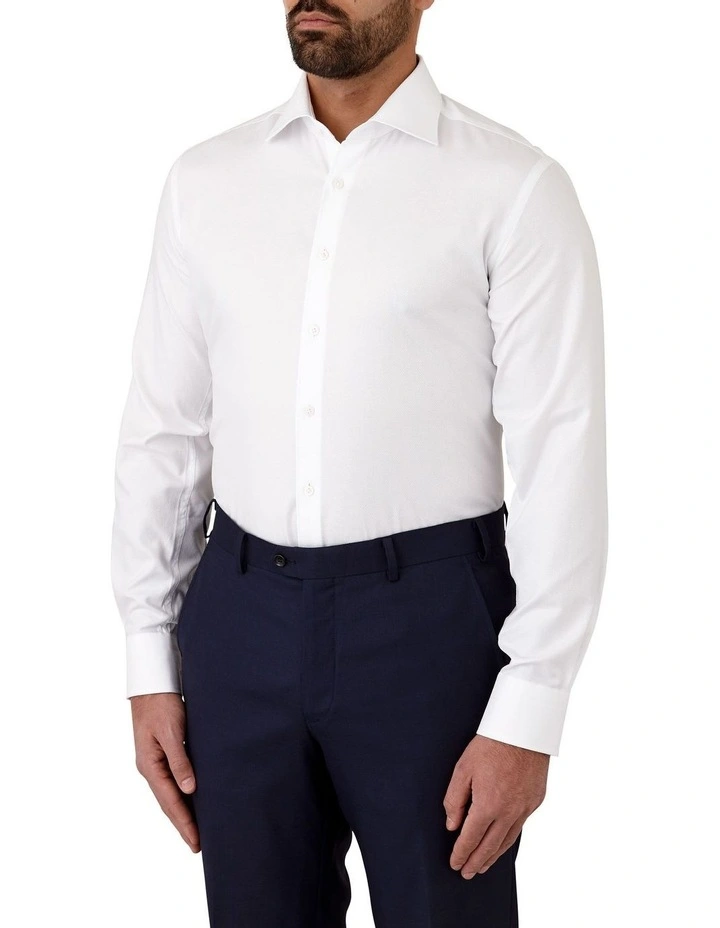 Cambridge Bentleigh Modern Fit Shirt In White 5 Cambridge Bentleigh Modern Fit Shirt In White - Image 3