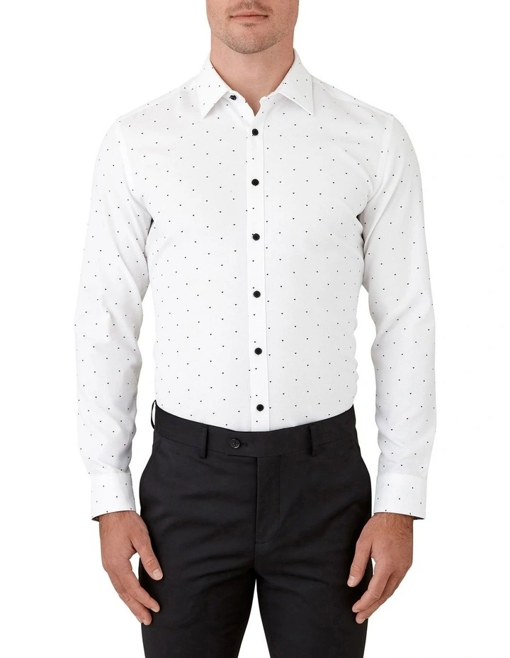 Gibson Flame Slim Fit Shirt In White 3 Gibson Flame Slim Fit Shirt In White