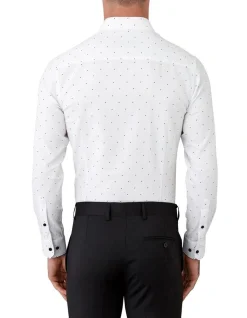 Gibson Flame Slim Fit Shirt In White 7 Gibson Flame Slim Fit Shirt In White -Cambridge Clothing shop 936023770 936014500 2 720x928