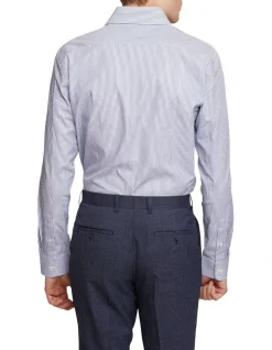 Oxford Trafalgar Striped Shirt In Blue 10 Oxford Trafalgar Striped Shirt In Blue -Cambridge Clothing shop 938933740 3 720x928