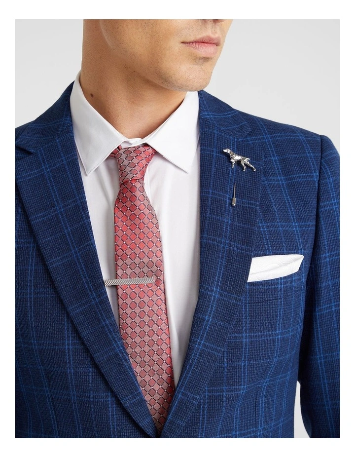 Yd. Revolver Slim Suit Jacket In Blue 5 Yd. Revolver Slim Suit Jacket In Blue - Image 3