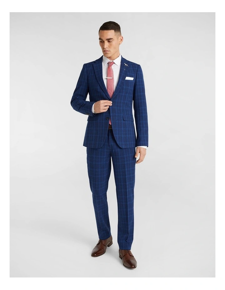 Yd. Revolver Slim Suit Jacket In Blue 7 Yd. Revolver Slim Suit Jacket In Blue - Image 5