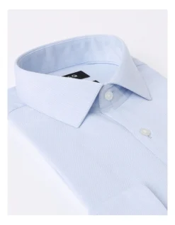 Blaq Slim Long Sleeve 1 Colour Dobby Shirt In Light Blue 15 Blaq Slim Long Sleeve 1 Colour Dobby Shirt In Light Blue -Cambridge Clothing shop 940487680 7 720x928