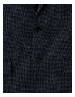 Blaq Tailored Puppytooth Knit Suit Jacket In Denim 10 Blaq Tailored Puppytooth Knit Suit Jacket In Denim -Cambridge Clothing shop 942282730 4 720x928