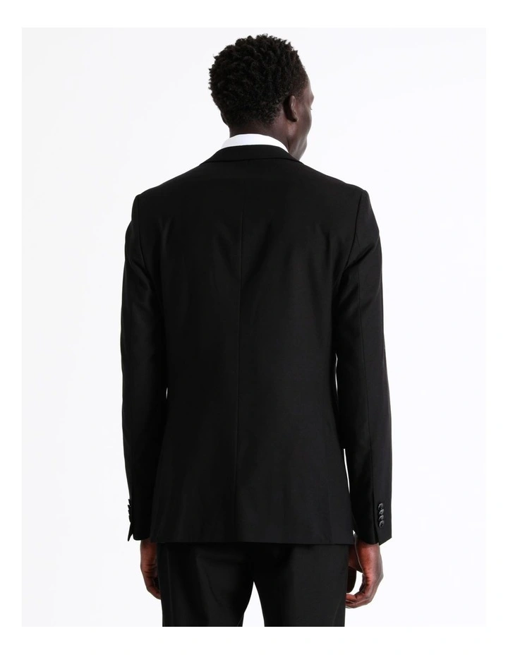 Blaq Tailored Twill Suit Jacket In Black 7 Blaq Tailored Twill Suit Jacket In Black - Image 5