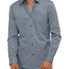 Brooksfield Abstract Print Slim Fit Dress Shirt In Navy 1 Brooksfield Abstract Print Slim Fit Dress Shirt In Navy -Cambridge Clothing shop 943184710 1 720x928