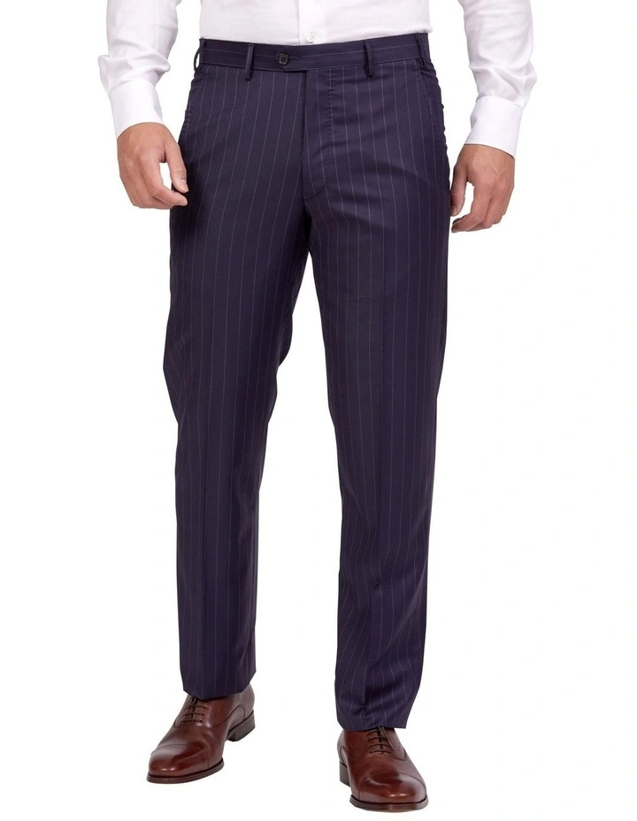 Henry Sartorial Dun Full Canvas R-Stripe Suit NAVY REG 5 Henry Sartorial Dun Full Canvas R-Stripe Suit NAVY REG - Image 3