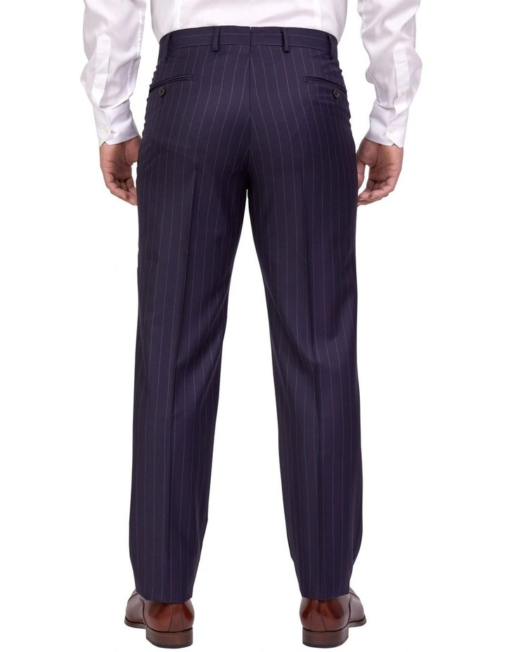 Henry Sartorial Dun Full Canvas R-Stripe Suit NAVY REG 6 Henry Sartorial Dun Full Canvas R-Stripe Suit NAVY REG - Image 4