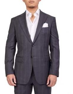 Henry Sartorial Dun Full Canvas Check Suit GREY REG 11 Henry Sartorial Dun Full Canvas Check Suit GREY REG -Cambridge Clothing shop 943966900 3 720x928