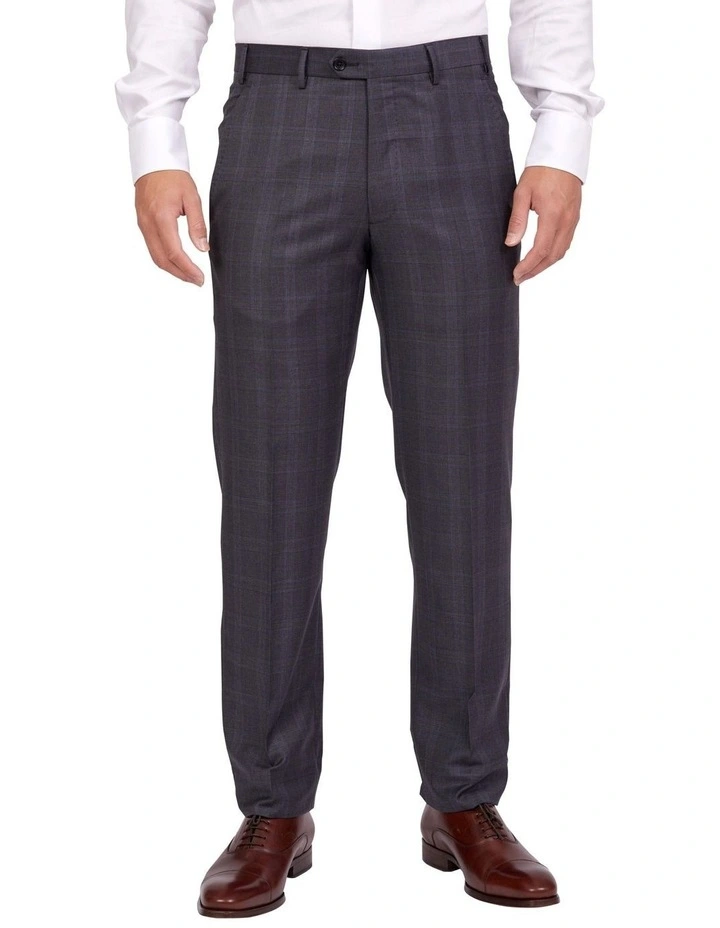 Henry Sartorial Dun Full Canvas Check Suit GREY REG 9 Henry Sartorial Dun Full Canvas Check Suit GREY REG - Image 7