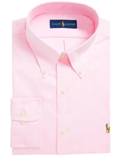 Polo Ralph Lauren Slim Fit Oxford Shirt In Pink -Cambridge Clothing shop 944205760 4 720x928