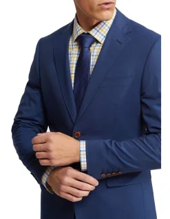 Oxford Byron Wool Stretch Suit Jacket In Blue 11 Oxford Byron Wool Stretch Suit Jacket In Blue -Cambridge Clothing shop 948172330 4 1 720x928