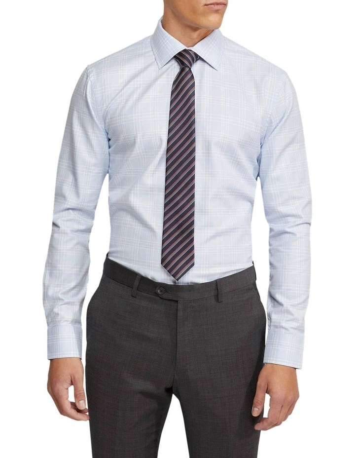 Oxford Islington Regular Fit Checked Shirt In Blue 3 Oxford Islington Regular Fit Checked Shirt In Blue