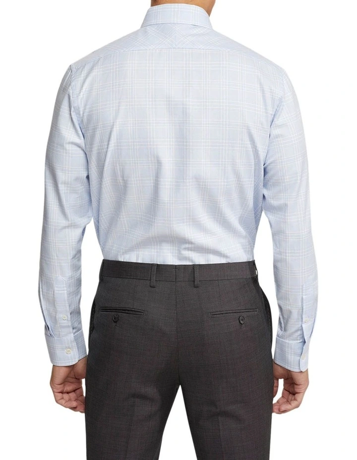 Oxford Islington Regular Fit Checked Shirt In Blue 5 Oxford Islington Regular Fit Checked Shirt In Blue - Image 3