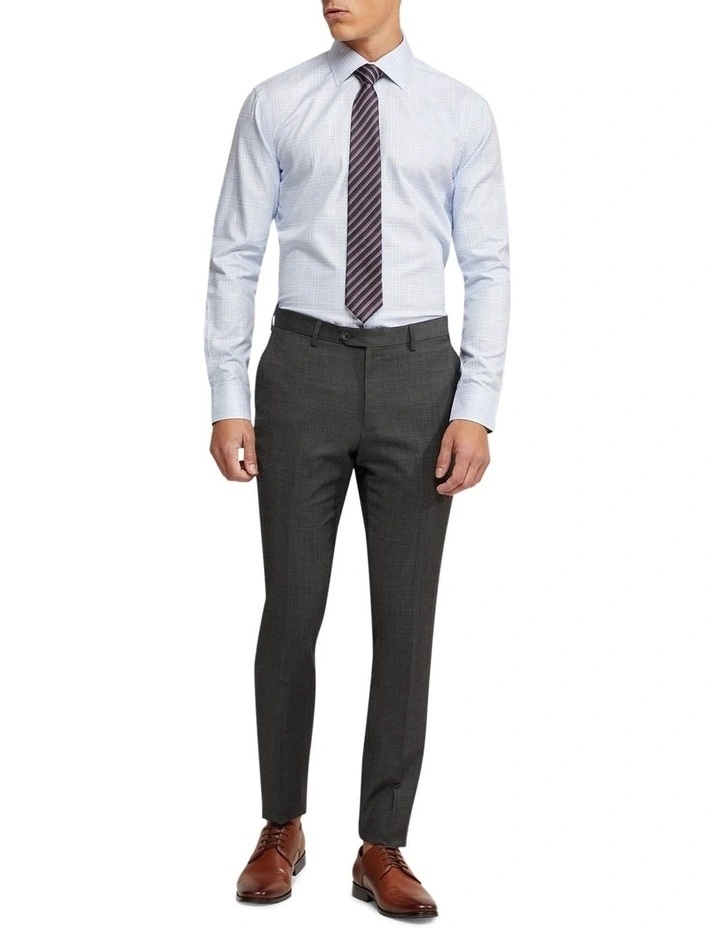 Oxford Islington Regular Fit Checked Shirt In Blue 7 Oxford Islington Regular Fit Checked Shirt In Blue - Image 5