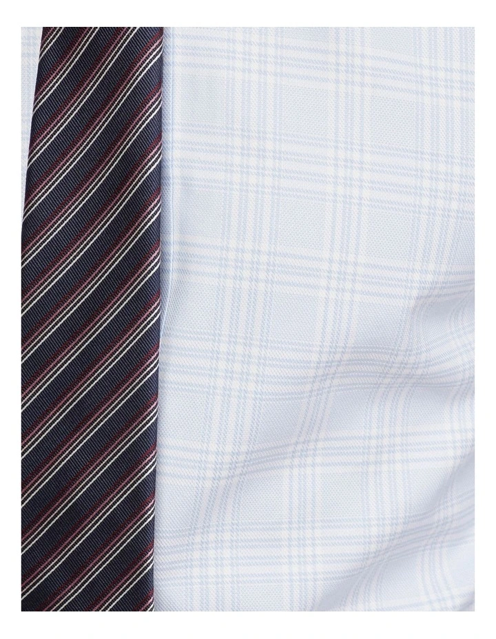 Oxford Islington Regular Fit Checked Shirt In Blue 8 Oxford Islington Regular Fit Checked Shirt In Blue - Image 6