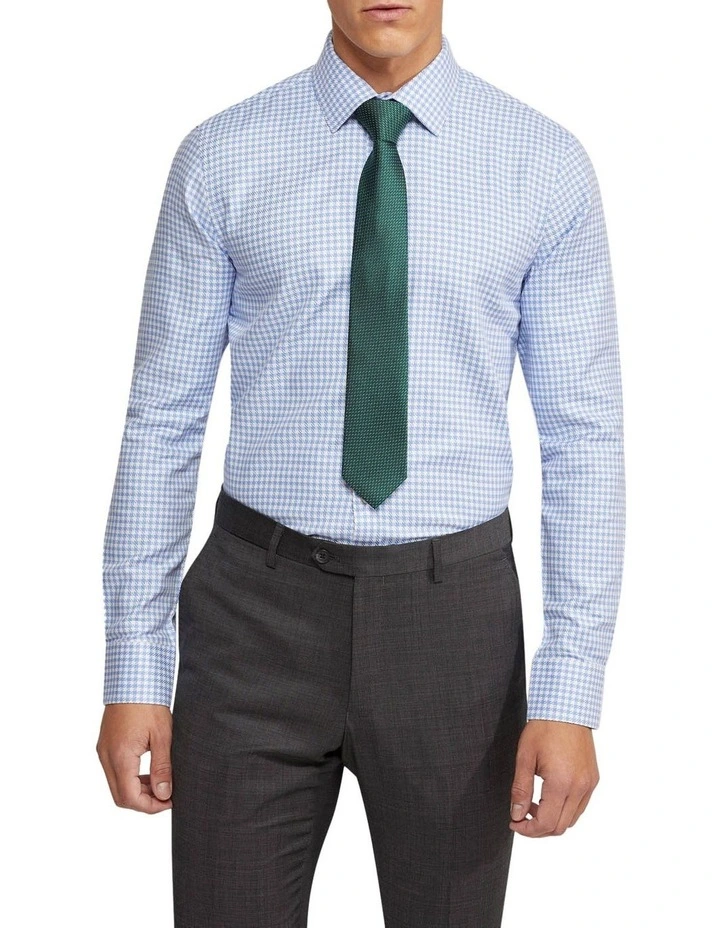 Oxford Beckton Dobby Shirt In Cornflower Blue 3 Oxford Beckton Dobby Shirt In Cornflower Blue