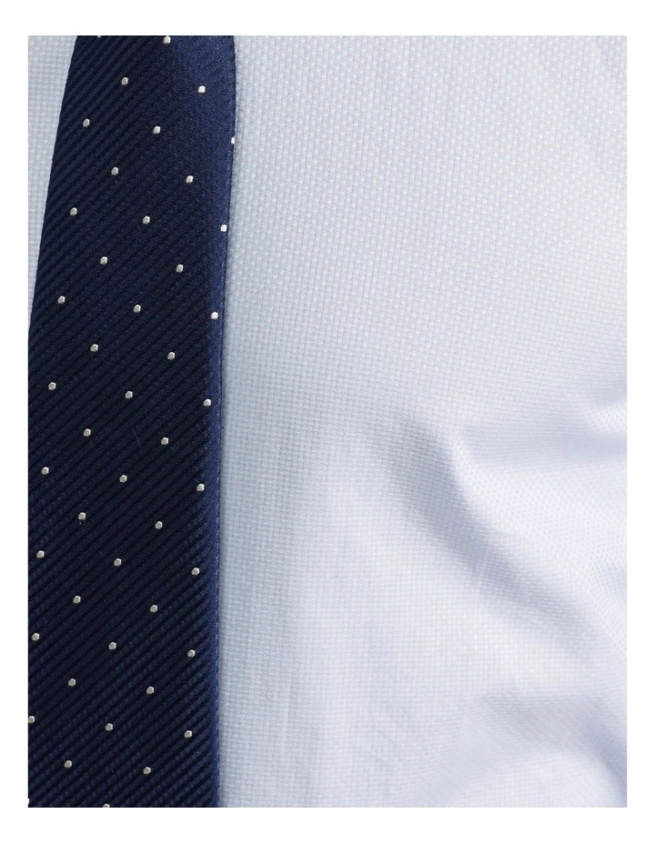 Oxford Beckton Dobby Shirt In Blue 8 Oxford Beckton Dobby Shirt In Blue - Image 6