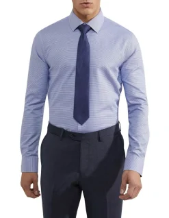 Oxford Beckton Dobby Shirt In Navy