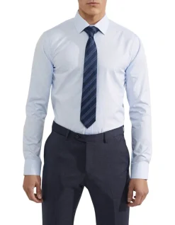 Oxford Beckton Checked Shirt In Sky